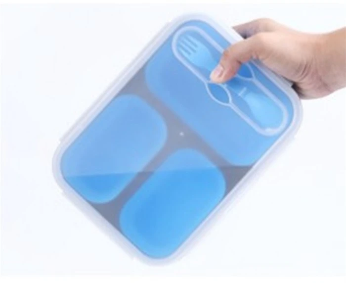 Folding Silicone Lunch Box With Lid